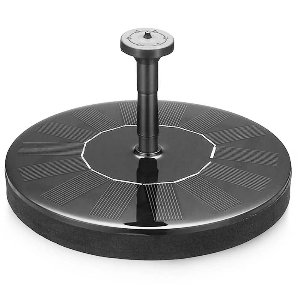 Мини фонтан на солнечной батарее пруд водопад садовый украшение уличная птица