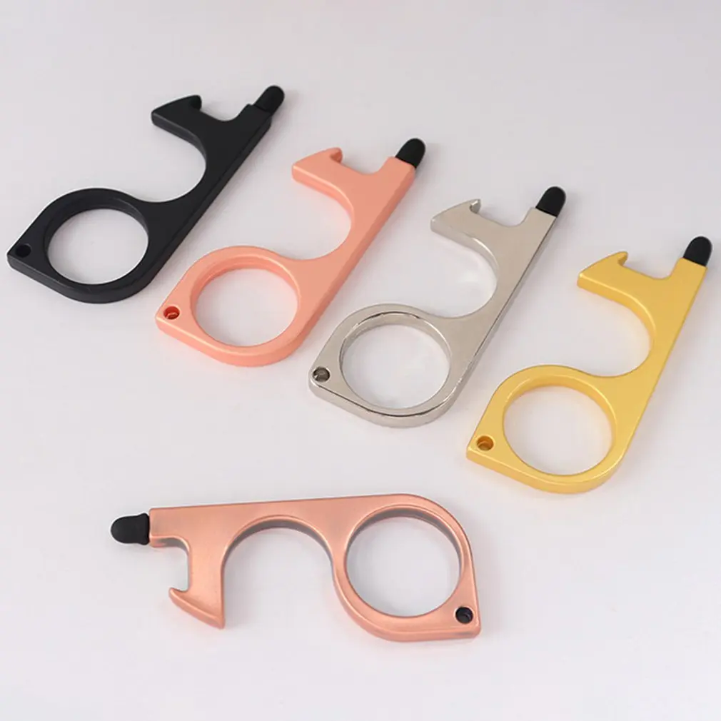 

No-Touch Door Opener Multifunction Elevator Button Contactless Safety Door Opener Phone Key Beer Trigger