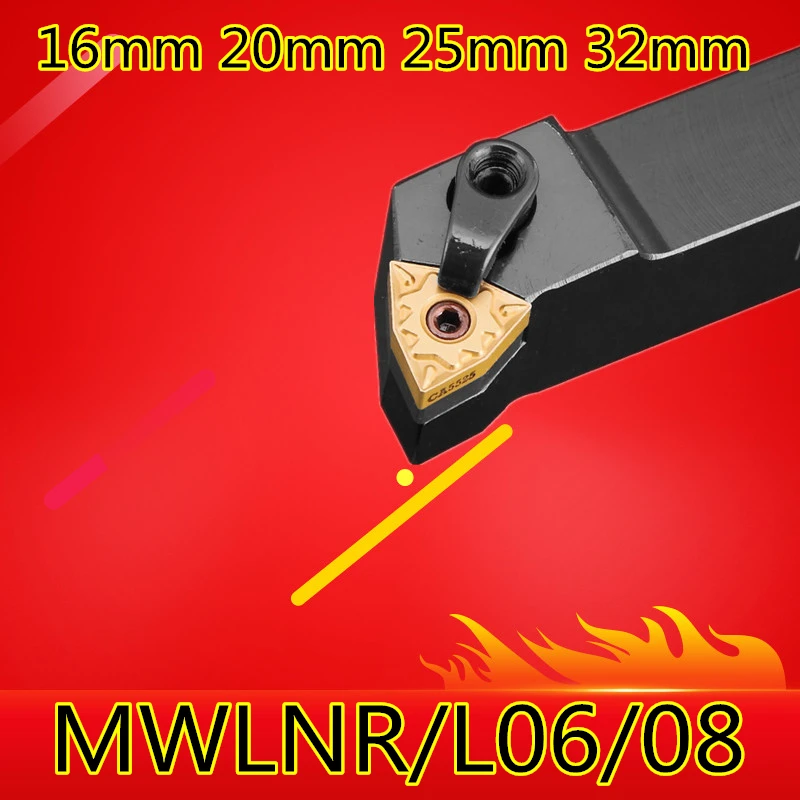 Токарный станок Angle95 MWLNR1616H06 mwlnr20k06 mwlnr25m06 MWLNR1616H08 mwlnr20k08 mwlnr25m08 MWLNR3232P08 MWLNL|Держатель