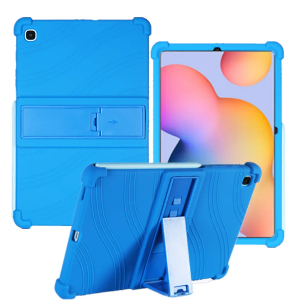 Чехол для Samsung Galaxy Tab S6 Lite 10 4 SM P610 P615 P617 дюйма Регулируемая подставка силиконовый