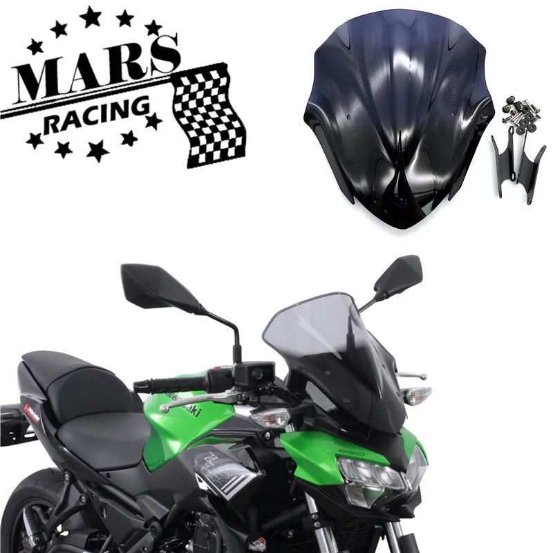 Козырек для ветрового стекла мотоцикла подходит Kawasaki Z650 Z 650 z650 новый стиль