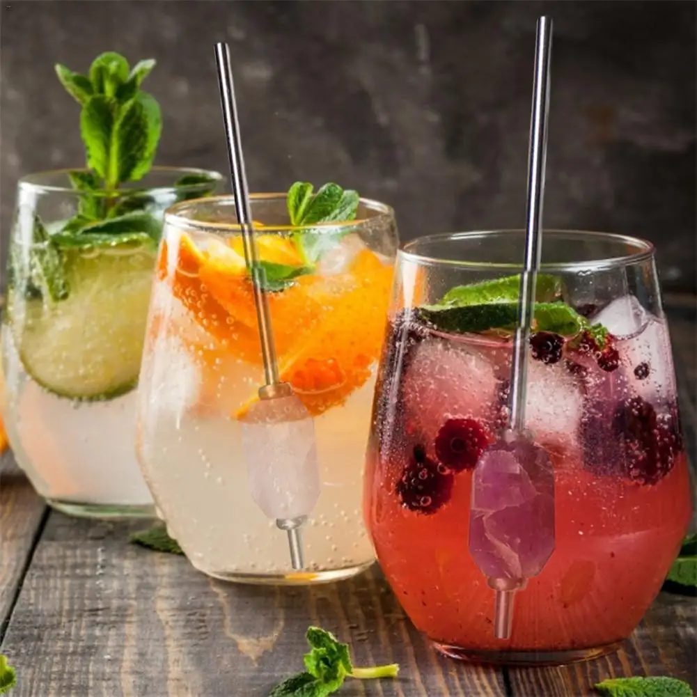 Многоразовые соломинки из нержавеющей стали 304 металлические для питья