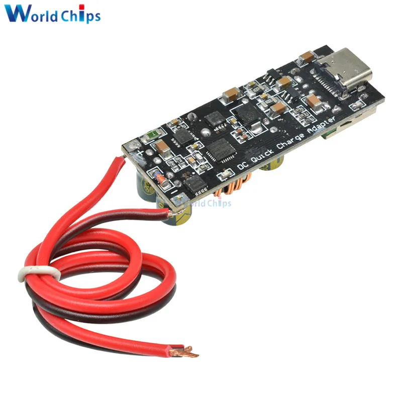 QC4.0 QC3.0 6 -35 в Шаг вниз Buck Boost Module мобильный телефон USB Type-C адаптер быстрой зарядки