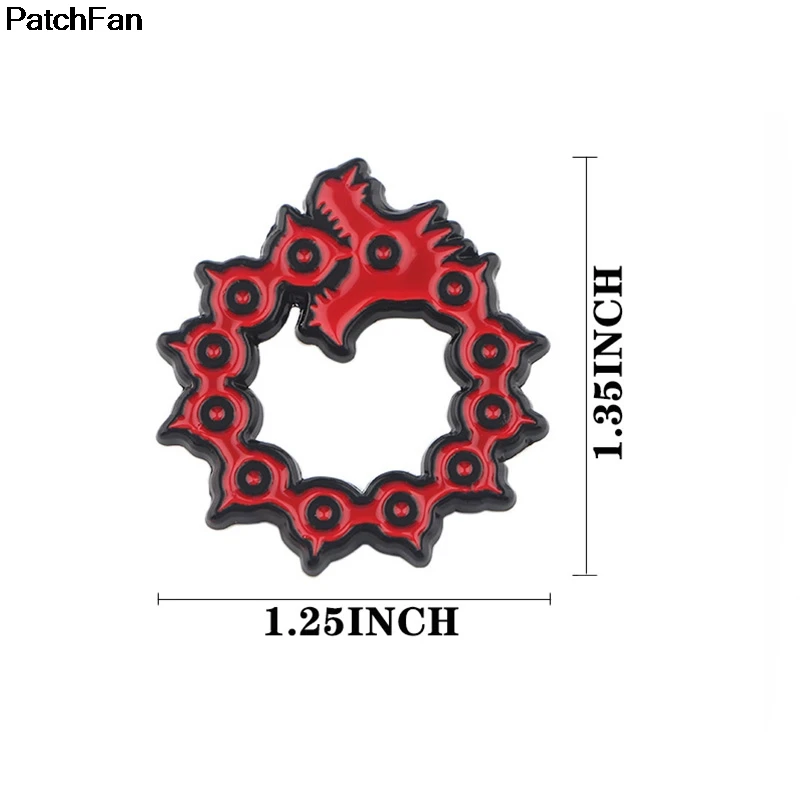 A2408 Patchfan В Стиле персонажа Дианы из игры The Seven Deadly грехов металлические цинковые