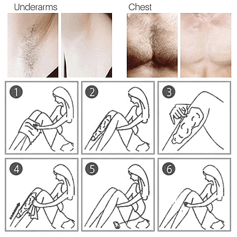 100% натуральный прозрачный спрей 60 мл для обработки воска жидкий удаления волос