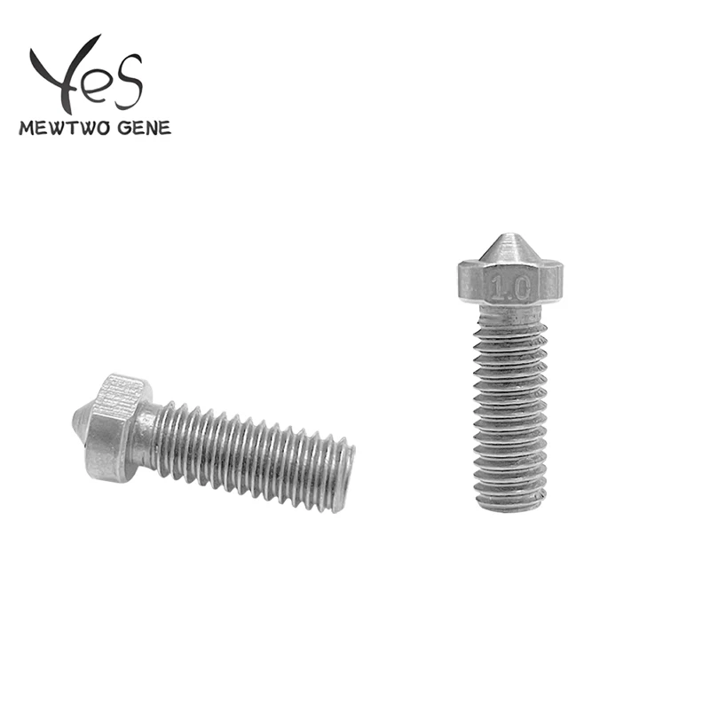 10 шт. детали для 3D-принтера нержавеющая сталь латунь закаленная E3DV6 Vyper Volcano Hotend