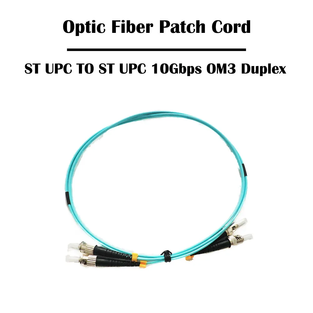 10 шт. оптоволоконный кабель 5 0 м ST UPC TO Гбит/с OM3/ 40 OM4 мм 50/125 многорежимный