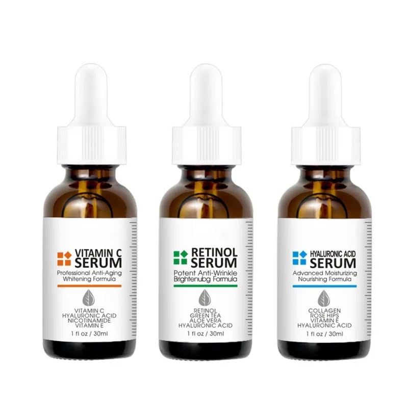 

30ml Retinol Face Serum VC Hyaluronic Acid Facial Essence Melanin Moisturizing Nourishing Skin Repairing Serum Free Ship