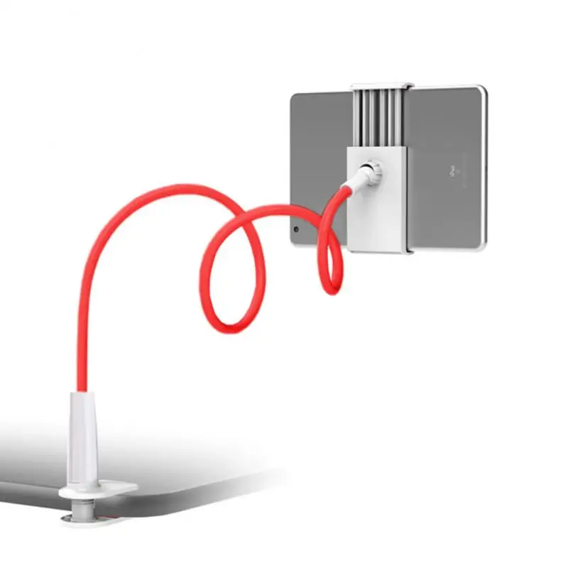 Универсальный гибкий держатель для телефона разных цветов зажим кровати стола