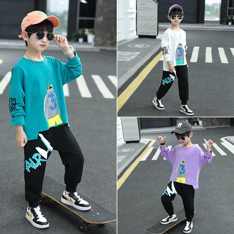 Спортивный костюм для мальчиков на Возраст 4-10 лет | Детская одежда и обувь