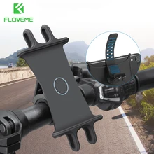 FLOVEME Silicone Bicycle Phone Holder Universal Mobile Cell Phone Holder Bike Handlebar GPS Bracket For iPhone Samsung Xiaomi