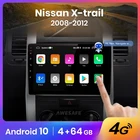 Автомагнитола AWESAFE PX9 для Nissan, мультимедийный видеоплеер на Android 2007, 2 Гб ОЗУ, 32 Гб ПЗУ, с GPS, для Nissan X-Trail 2, T31, XTrail 10,0-2015, типоразмер 2 din