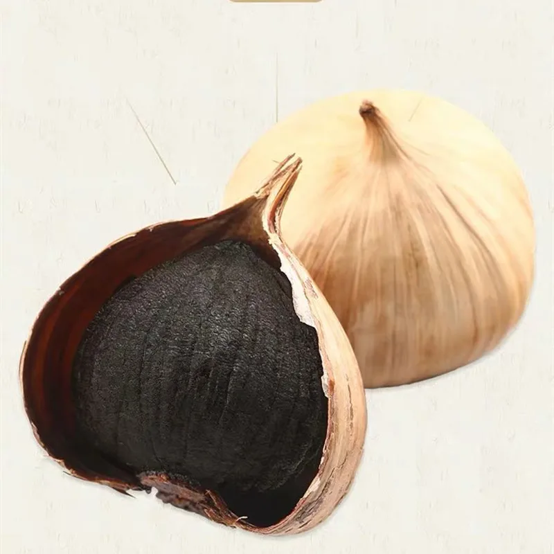 Высококачественный органический черный чеснок ферментированный 500 г в течение 90