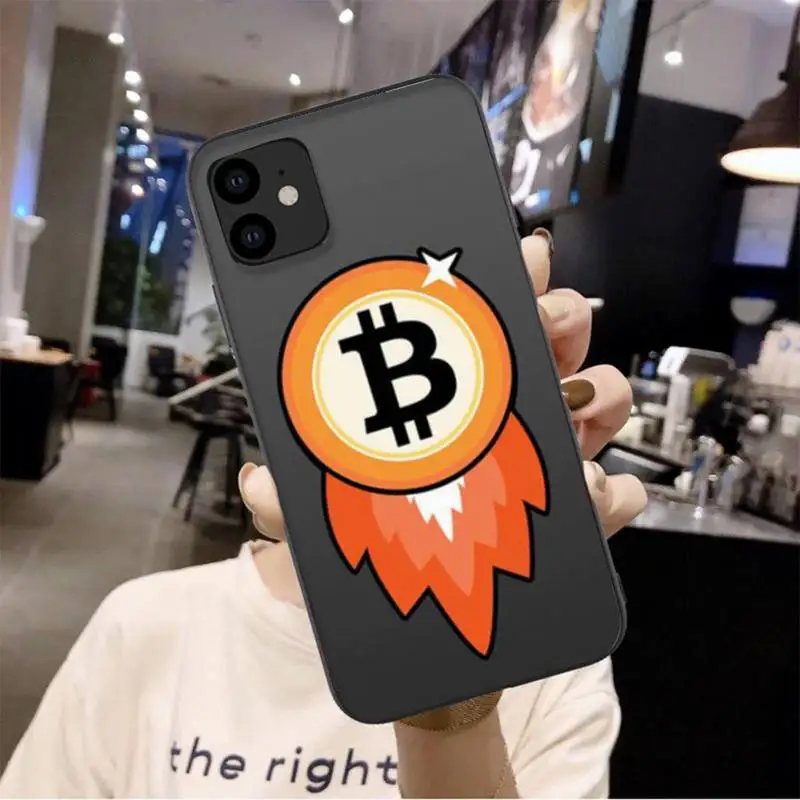 

ZFGHSHYQ I Love Accept Bitcoin Soft Cover Phone Case For Iphone 6 6s 7 8 Plus XR X XS 11 12 Pro Mini Max