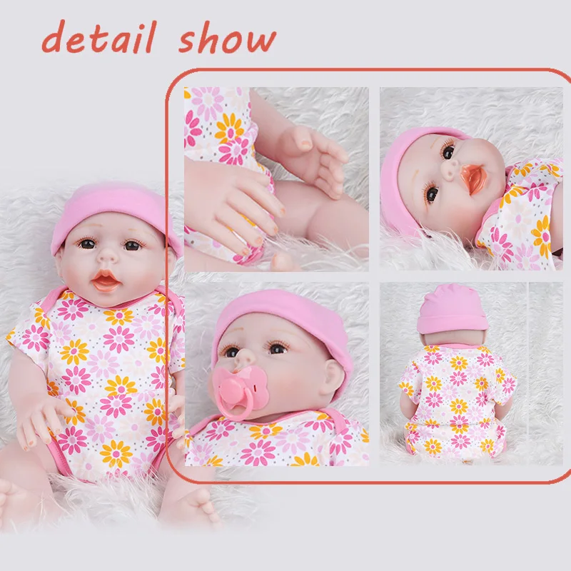 20 дюймов Новорожденные куклы Reborn Baby реалистичные мягкие силиконовые реалистичные куклы ручной работы для малышей игрушки для детей Подарки