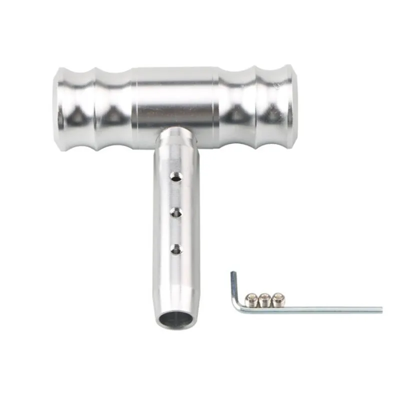 

Universal Airplane Thrust Lever Style Aluminum Alloy Car Gear Stick Knob Shift Lever Knob Aircraft Joystick Type Shift Head