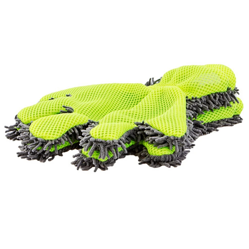 

1pcs Cleaning Glove Car Sponges Mitt Microfiber Interior Exterior Care Wash Tool