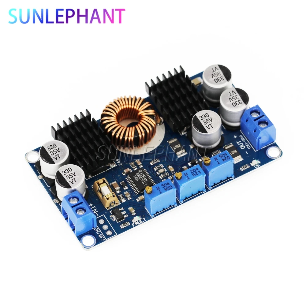 1 шт. Модуль питания LTC3780 DC-DC 5-32В на 1В-30В 10A Автоматический регулятор Step Up Down Charging Module On.
