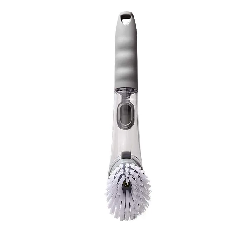 

Double Use Kitchen Cleaning Brush Scrubber Dish Bowl Washing Sponge Automatic Liquid Dispenser Kitchen Pot Cleaner Tools-30
