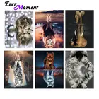 Набор для рисования алмазным рисунком в виде собак и кошек