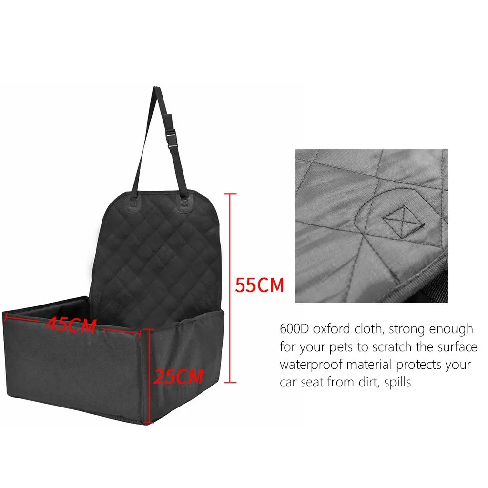 Автомобильное сиденье для собаки переносное автомобильный усилитель с ремнем