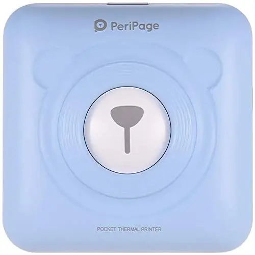 Термальный принтер Мини карманный беспроводной термопринтер BT фотография