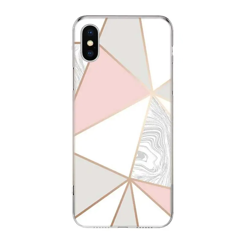 Чехол для телефона с геометрическим рисунком чехол iPhone 11 12 Mini Pro 7 6 X 8 6S Plus XS MAX + XR 5S