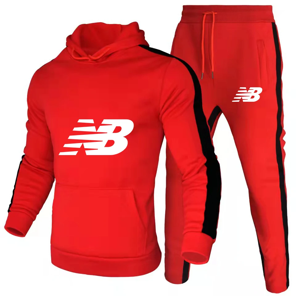 

2021 new men's sportswear 2-piece sweatshirt + sweatpants sportswear zipper hoodie casual men's suit