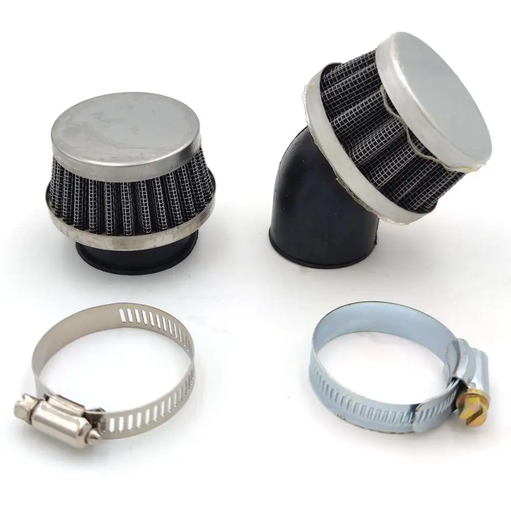 Универсальный прямой/изогнутый 35 мм воздушный фильтр для мотоцикла очиститель