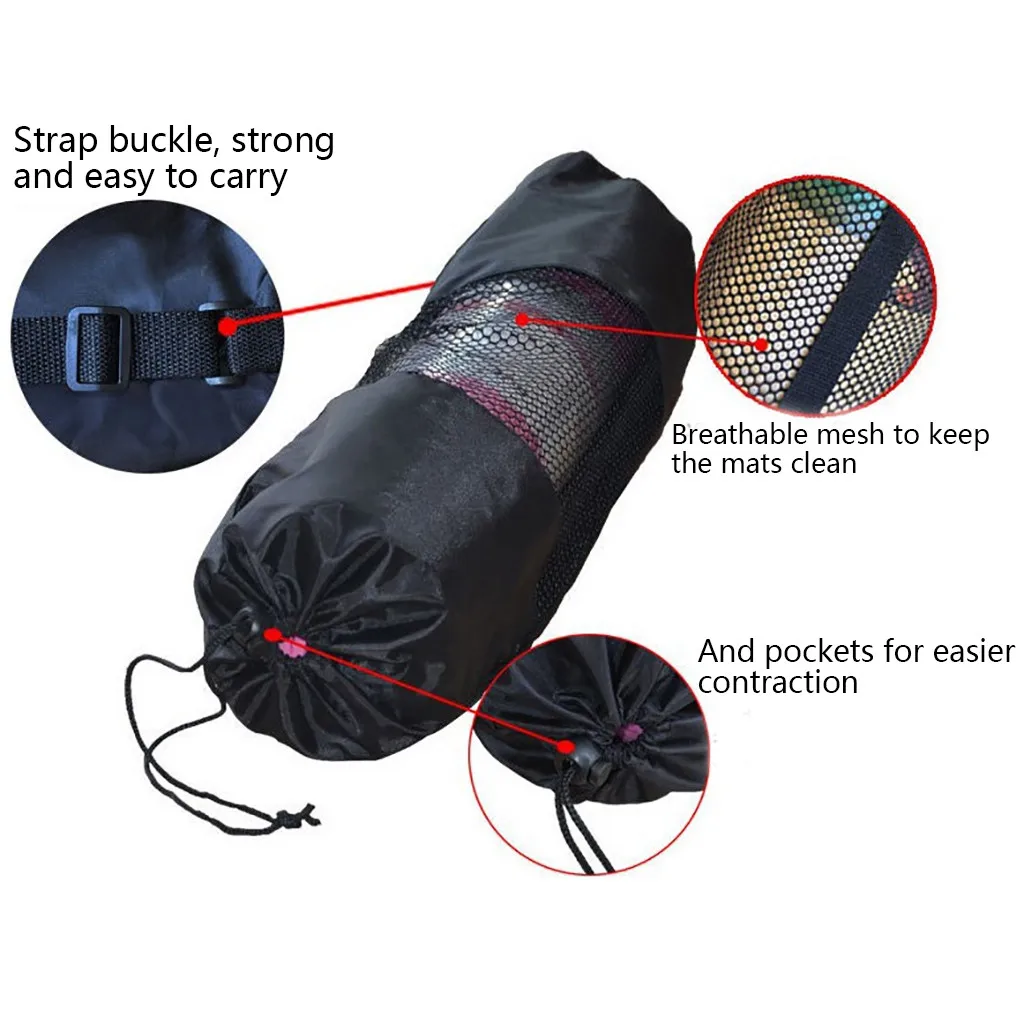 Рюкзак для йоги 183x61 см коврик дышащая сетчатая сумка Толстый водонепроницаемый