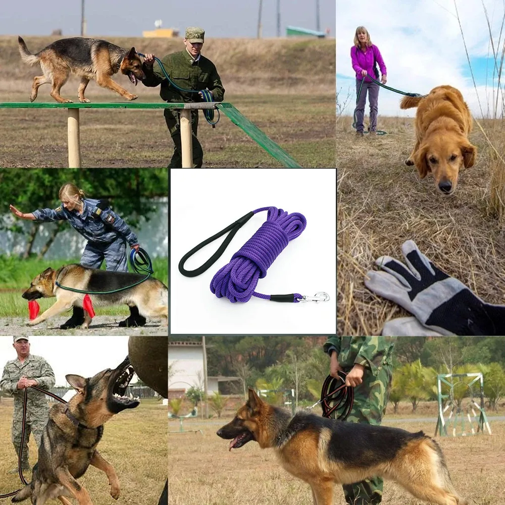 

50Feet Dog Leashes Long Pet Leashes Outdoor Dogs Leash Training Walking Leash For Big Dog Rope Super Long Dog Supplies