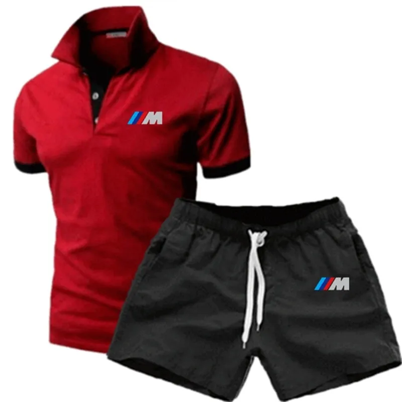 

2021 New Brand Fashion Shorts Men's Sportswear Summer Men's Suit Short Sleeve T-Shirt Luxury Casual Suit