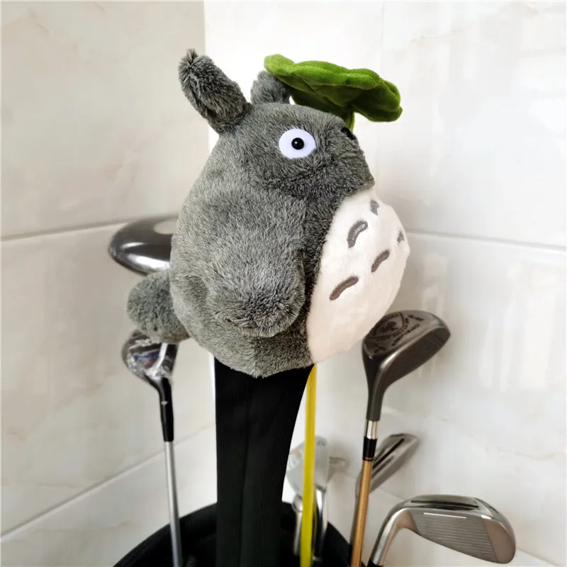 Новинка плюшевый чехол для головы водителя животного Totoro Golf 460cc Деревянный 2
