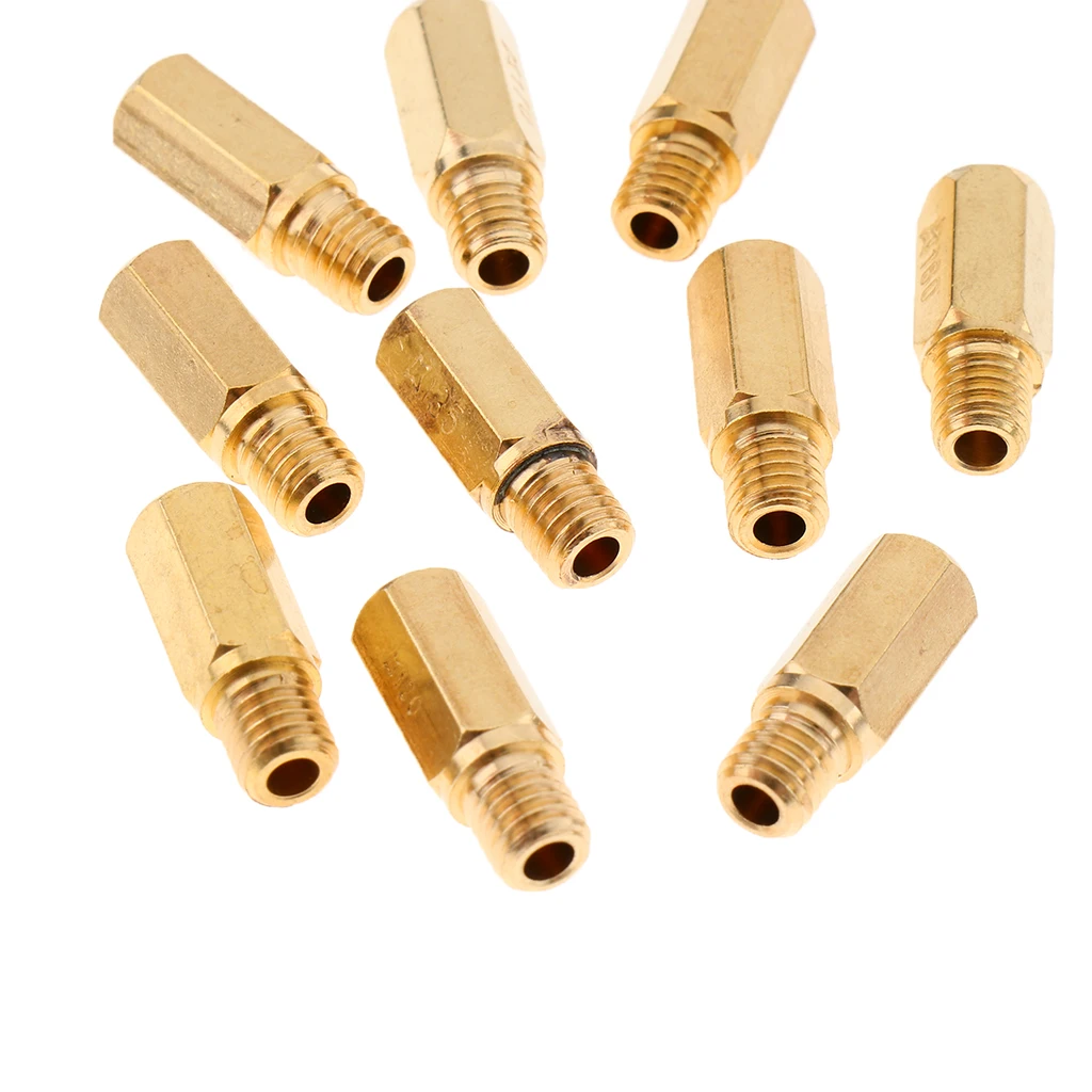 

10X форсунок для PWK KOSO KEIHIN OKO Carb, КАРБЮРАТОР главные форсунки-карбюраторы для мотоциклов детали