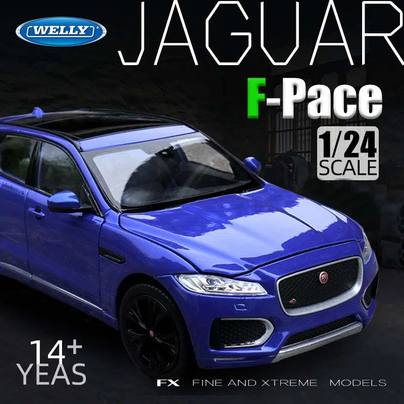 

Welly1:24 Jaguar F-PACE Alloy Car Model Diecasts & Toy Vehicles Metal Car Model Collection High Simulation Car Toys For Kid Gift