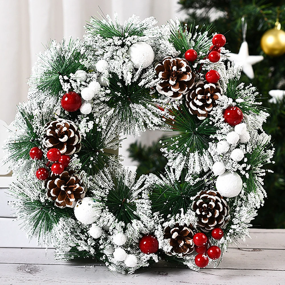 

Рождественский Декор для дома, декоративное украшение для двери и окна, реквизит, висячий дисплей, праздничное украшение, подарки, венок