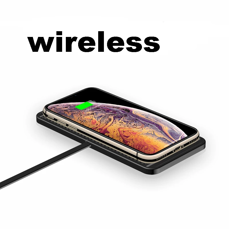 Беспроводное зарядное устройство QI для iPhone XR XS быстрая зарядка док станция
