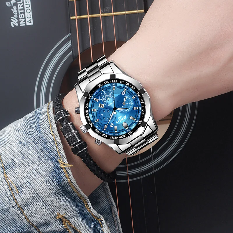 

Men's Watch Switzerland New Leisure 2020 Student Waterproof Quartz Watches Men Complete Calendar Water Resistant Quartz