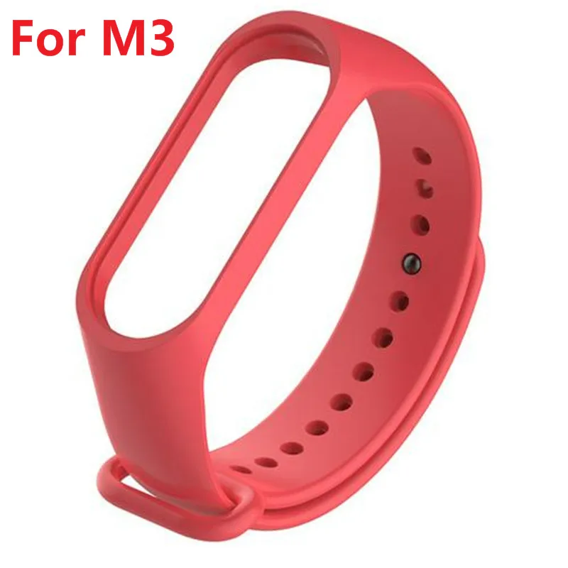 1x умный Браслет для xiaomi mi Band 3 4 спортивный ремешок часы силиконовый ремешок для xiaomi mi band 3 4 браслет mi band 4 3 ремешок - Цвет: For Xiaomi Mi Band 3