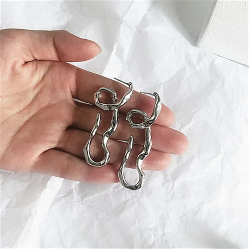 2020 Новинка серьги с французским замком Ретро Геометрические подходят для женщин