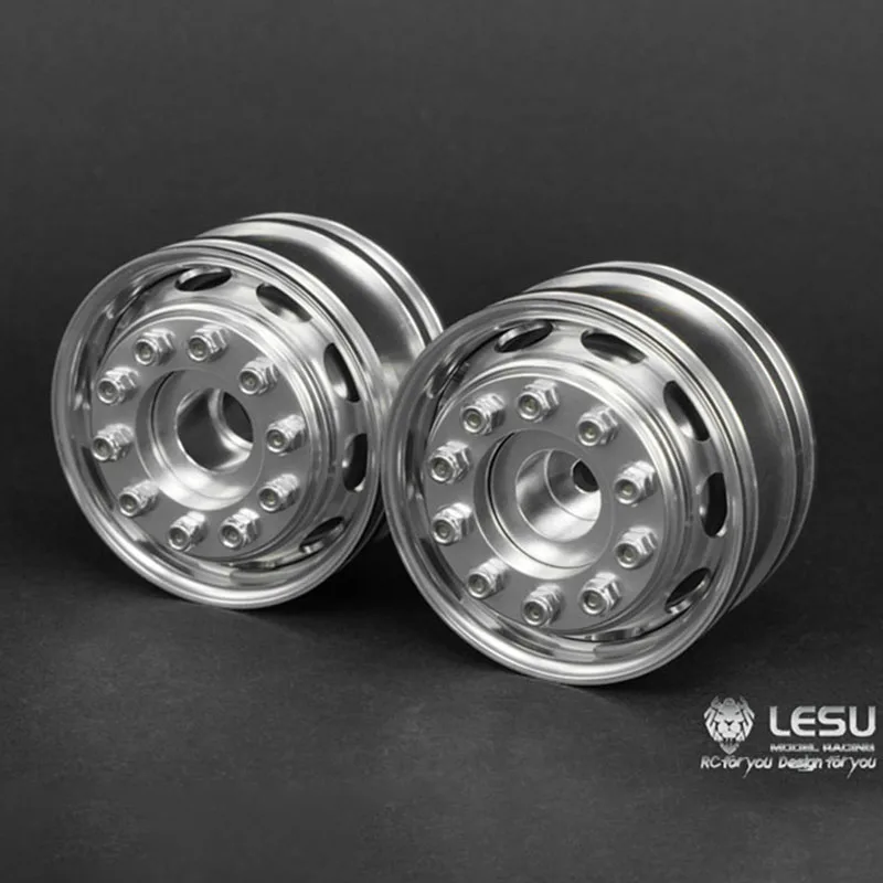 LESU Металлическая Задняя Ступица B для 1/14 Радиоуправляемый тягач Tamiya грузовика