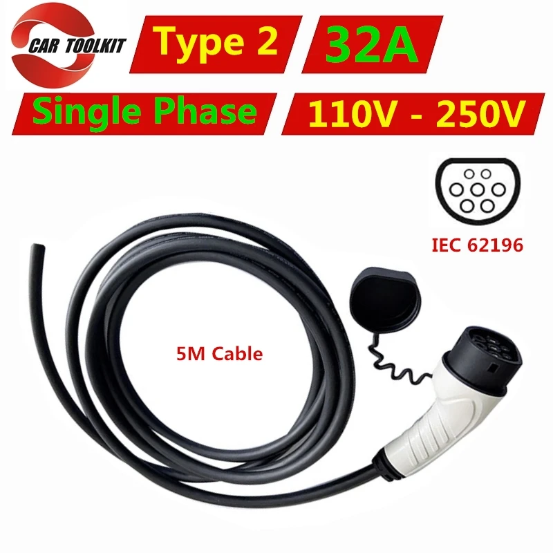 32A IEC62196 2 Тип Женский EV Зарядное устройство Разъем для зарядки электрических