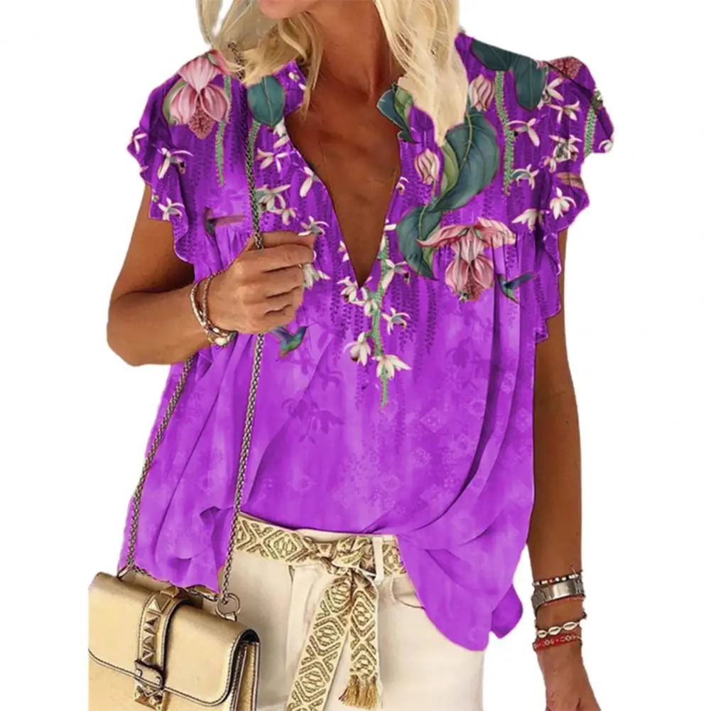 Блузки для женщин женская летняя футболка с v-образным вырезом коротким рукавом