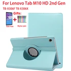 Вращающийся на 360 градусов чехол для Lenovo Tab M10 HD 2nd Gen TB-X306F TB-X306X 10 дюймов, чехол для Lenovo Tab M10 2nd Gen 10,1 дюйма