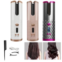 automatic hair curler auto ceramic curly rotating curling wave styling tool wireless curling iron hair waver wand usb cordless