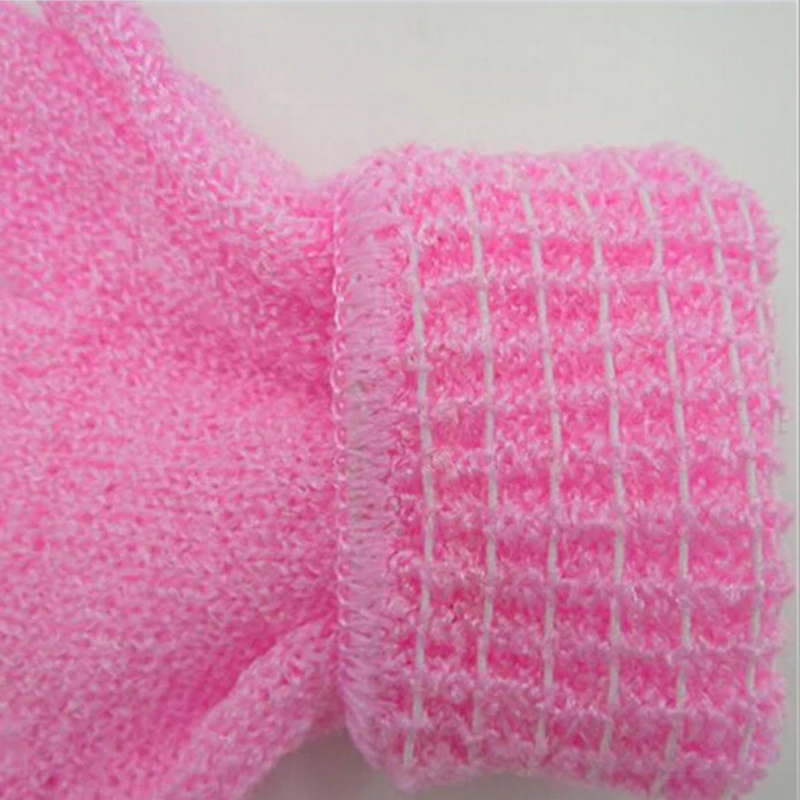 1pc Bath Glove Exfoliating Wash Skin Spa Massage Body Scrubber Cleaner Shower Gloves Foam | Дом и сад