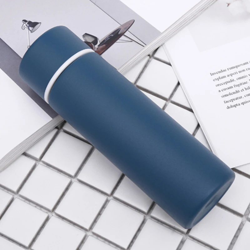 

Stainless Steel Vacuum Flask Portable Double Layer Thermos Travel Thermos Mug Compact Mini Straight Water Cup Home Supplies