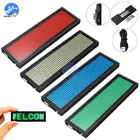 Светодиодный бейдж с именем и цифровым дисплеем, программируемый перезаряжаемый дисплей с прокруткой, с поддержкой 15 языков для вечевечерние, сделай сам