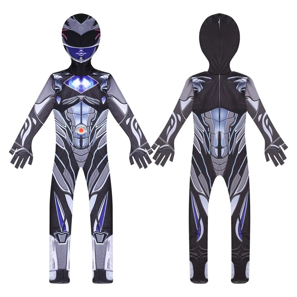 Boys Extraordinary Power Cosplay Jumpsuits Halloween Costumes Mecha Five Beast Super Action Figures Rangers Battle Team Force |