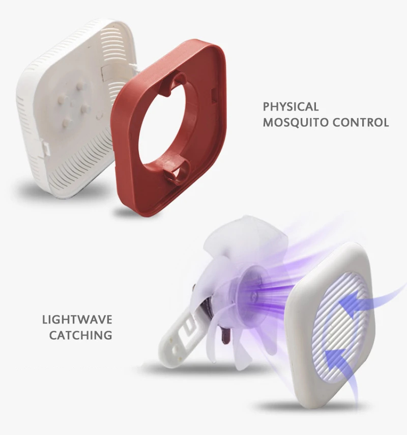 

Photocatalyst Strong Suction Type Mosquito Killer Lamp USB Night Light Indoor And Outdoor LED Mute Mosquito Repellent Lamp #5V